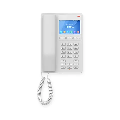 هاتف فندقي Grandstream GHP630W بشاشة ملونة وWi‑Fi 6