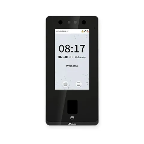 جهاز ZKTeco SenseFace 4A تعرف على الوجه والبصمة 4.3 بوصة