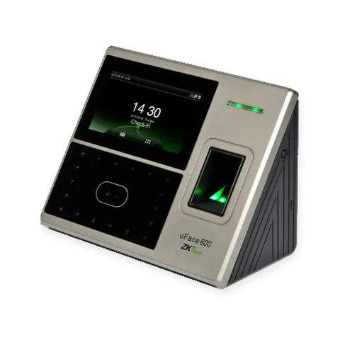 جهاز ZKTeco uFace800 حضور وانصراف وتحكم دخول متعدد البصمة