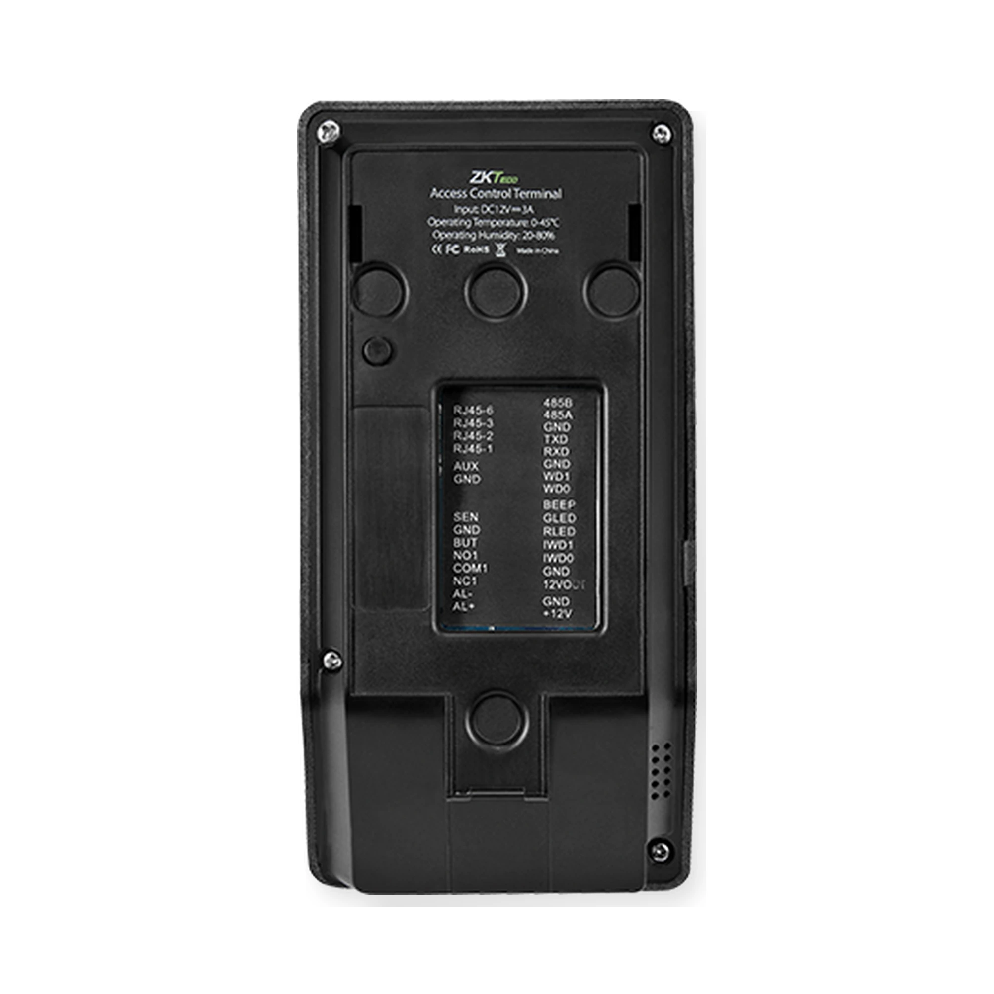 الجهة الخلفية لجهاز ZKTeco F22