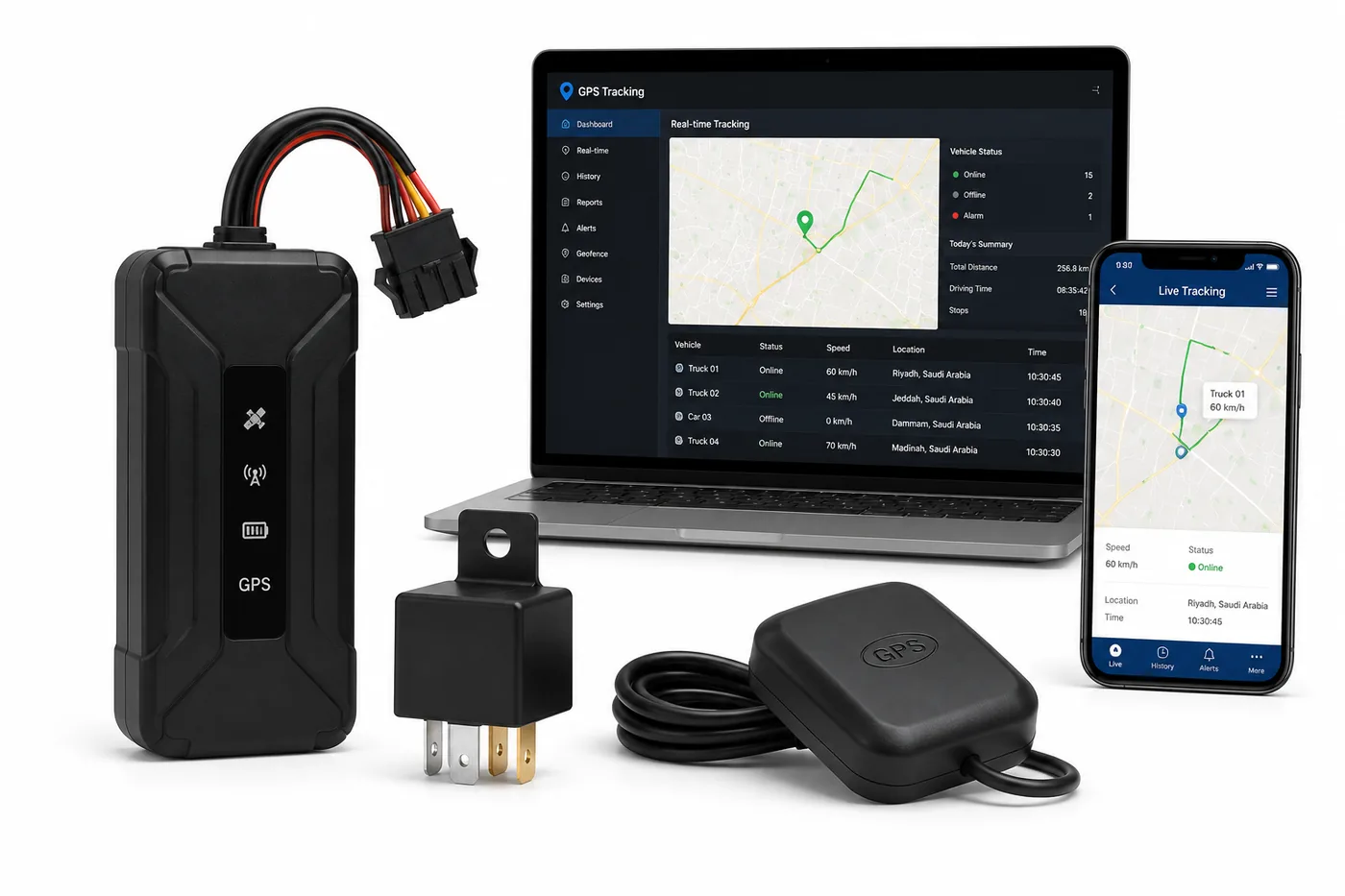 أجهزة تتبع المركبات GPS