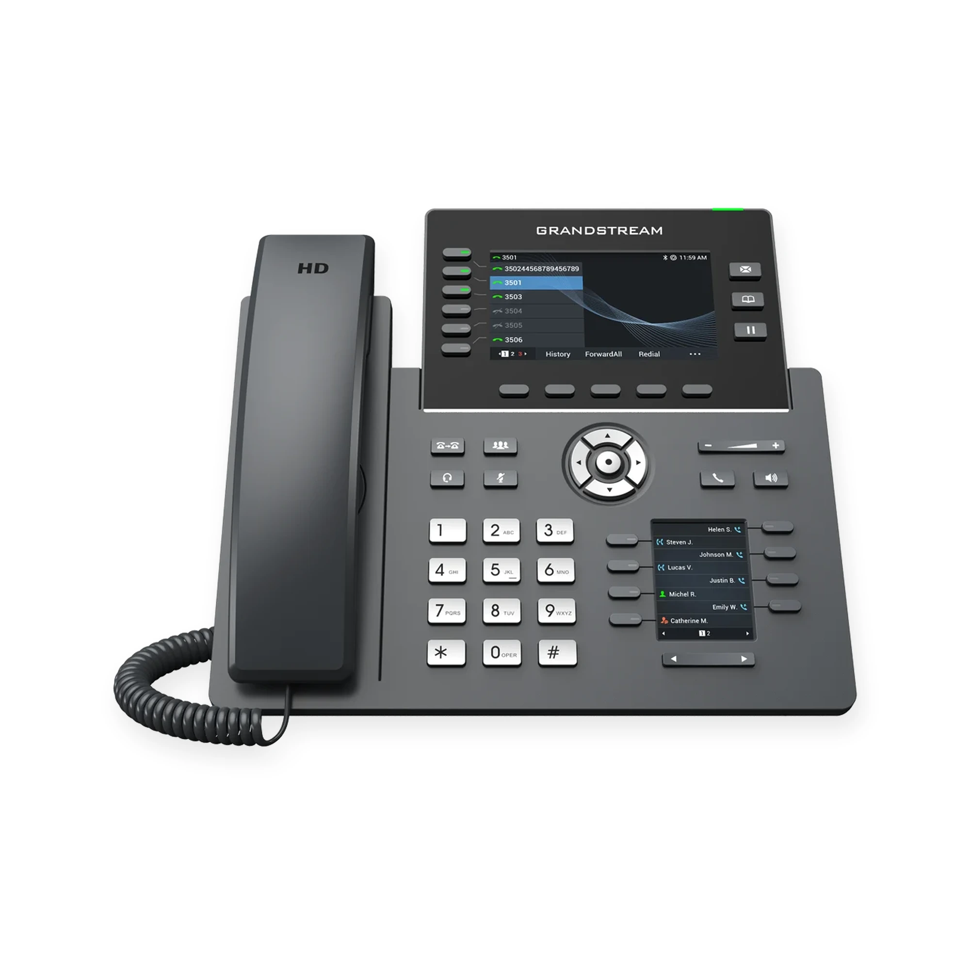 هاتف Grandstream GRP2616 احترافي 6 خطوط بشاشتين وWi‑Fi 6